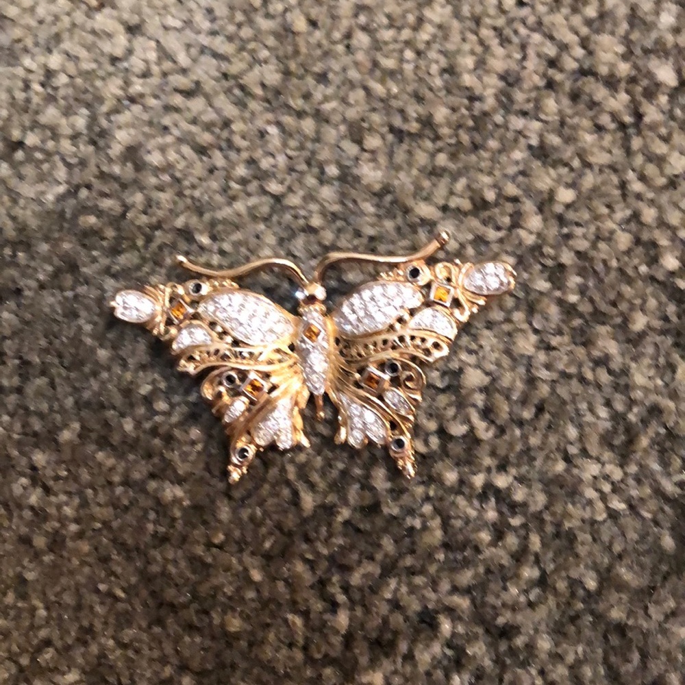 Beautiful butterfly brooch